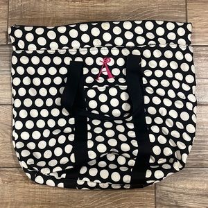 Poka Dot Monogram “A” Getaway Bag